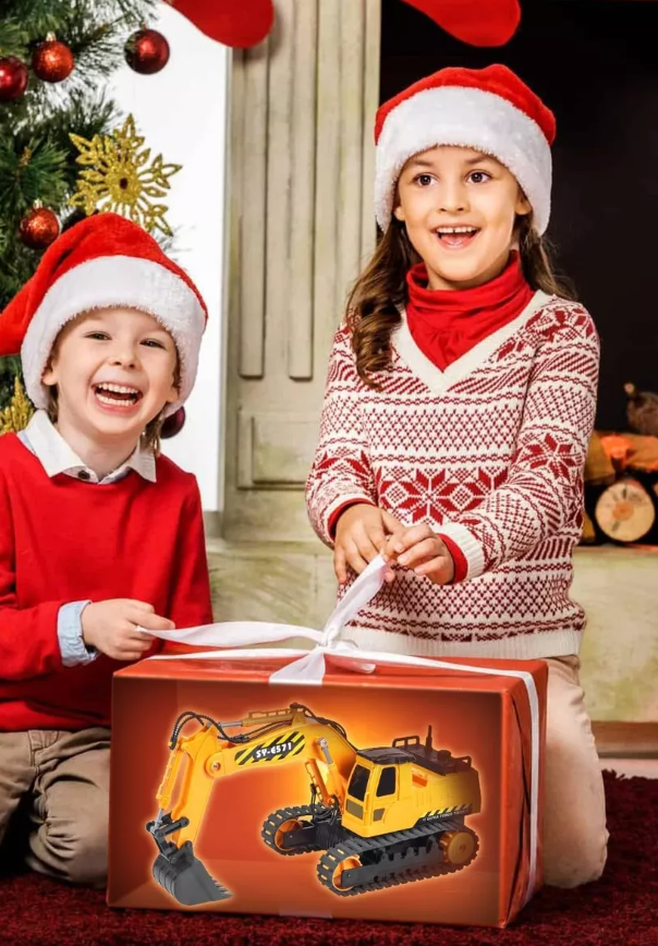 Retroexcavadora Control Remoto Giro 360°