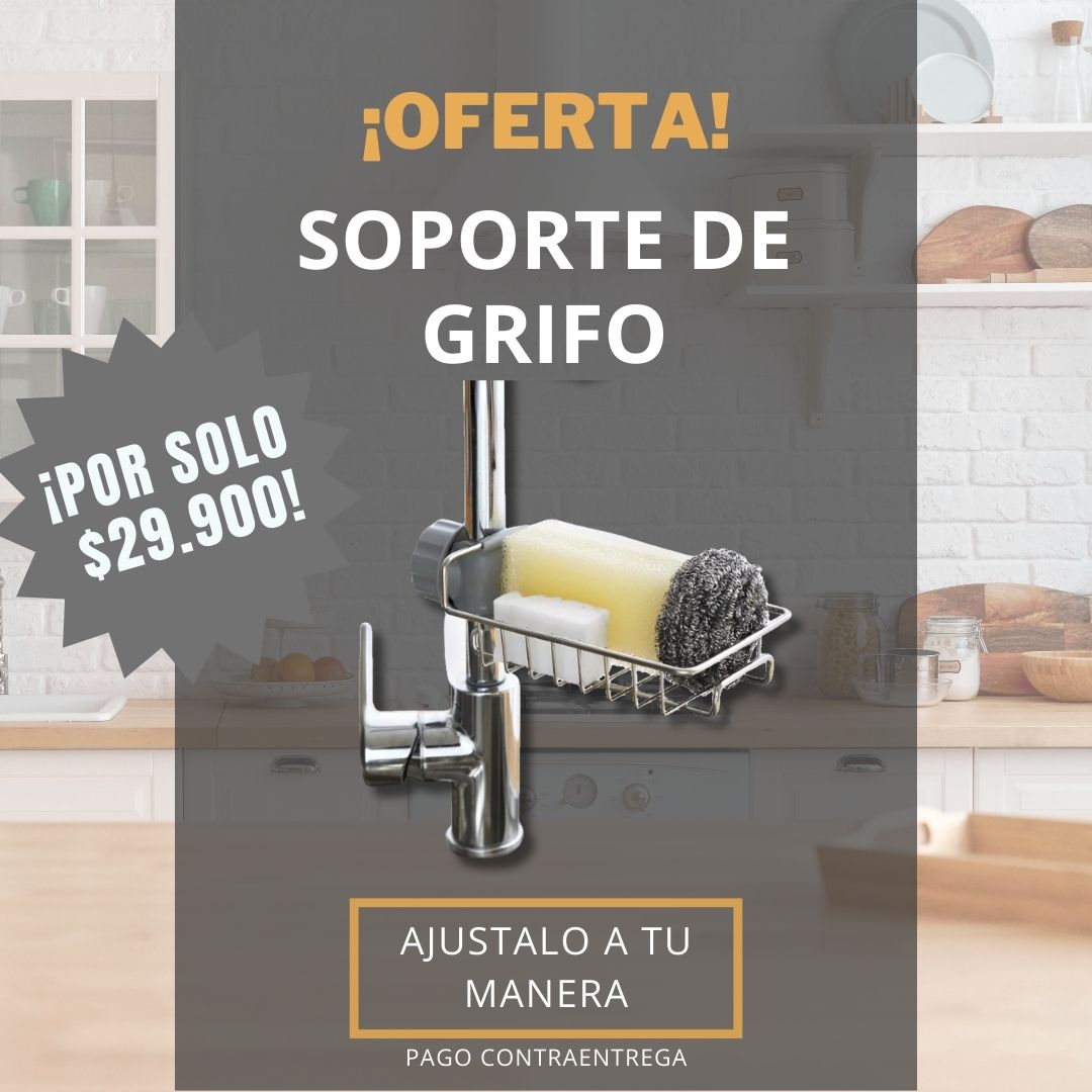 MANTEN TU COCINA SIEMPRE ORGANIZADA CON ESTE INCREIBLE SOPORTE DE GRIFO