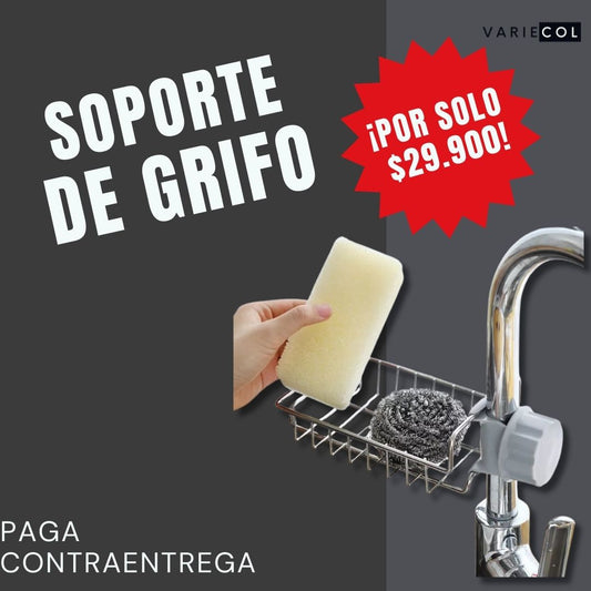 MANTEN TU COCINA SIEMPRE ORGANIZADA CON ESTE INCREIBLE SOPORTE DE GRIFO