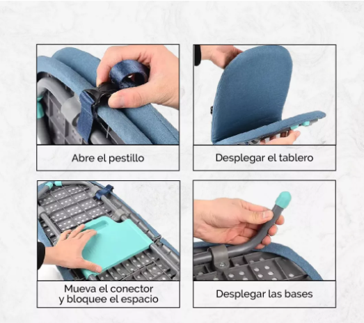 INCREÍBLE TABLA DE PLANCHAR PLEGABLE PORTÁTIL