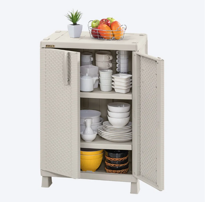 Armario Mediano Apariencia Rattan - RIMAX