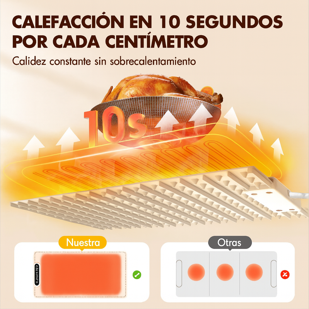 Tapete Calentador de Comida