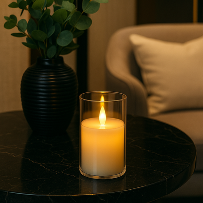 3 Velas Eléctricas Led Recargables