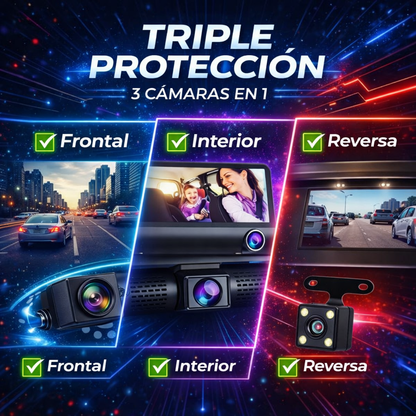Triple protección en un solo dispositivo con el Visionroad Mirror Dvr