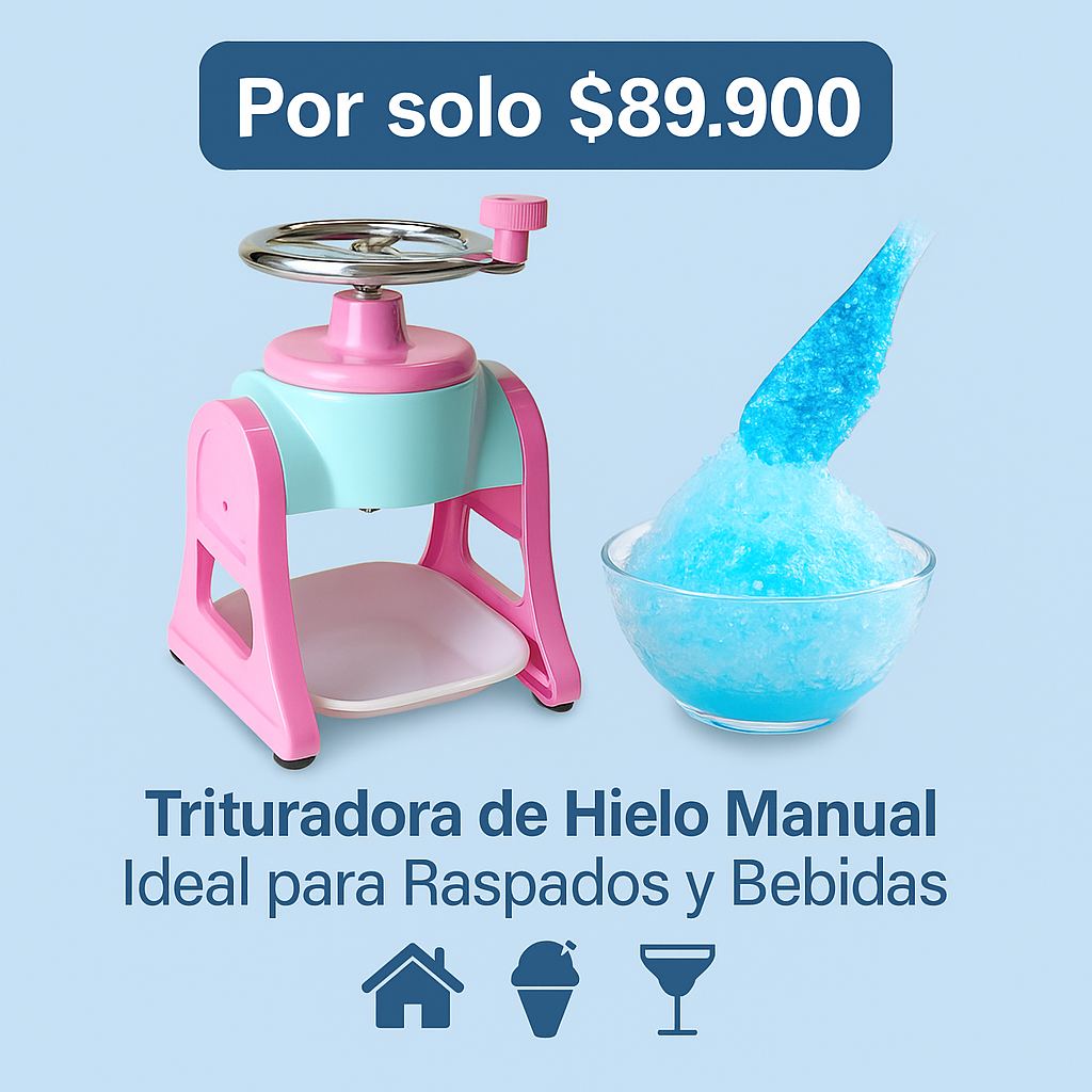 Tu Máquina Perfecta para Hielo Triturado -  MAQUINA TRITURADORA DE HIELO