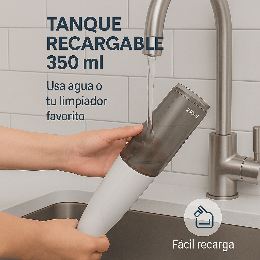 Transforma tu manera de limpiar. - TRAPEADOR CON SPRAY