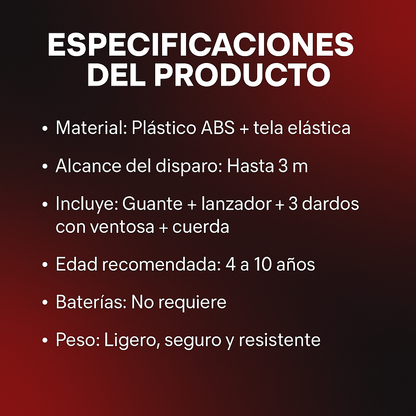 EXCLUSIVO GUANTE DE SPIDERMAN LANZADOR🕸️