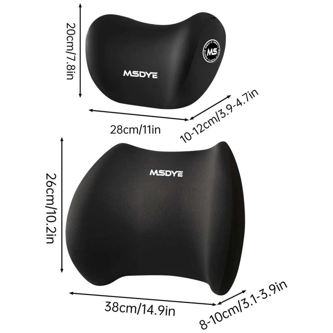 Set Ergonómico de Cojines Ortopédicos para Carro MSDYE