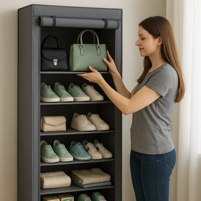 Zapatero 9 Niveles |  Organiza hasta 27 pares de zapatos y más…