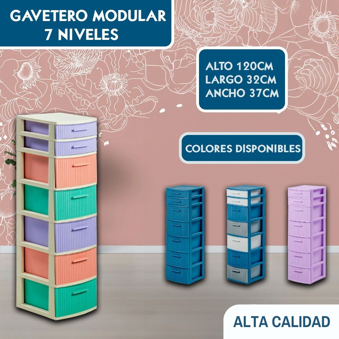 GAVETERO CROCHET 7 NIVEL MQ