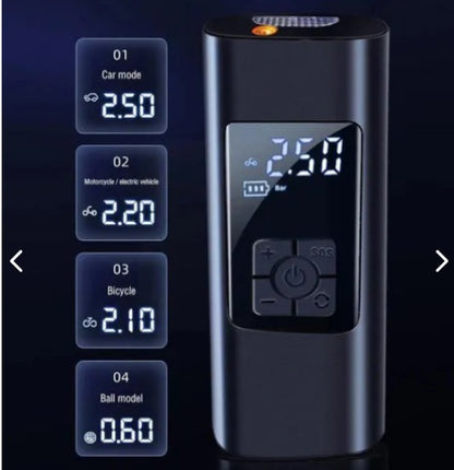 Un inflador potente, compacto y confiable - Mini inflador portatil