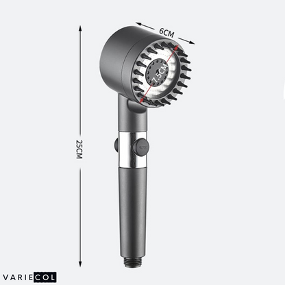 ¿AGUA SIN PRESION? CABEZAL DE DUCHA CON TURBINA