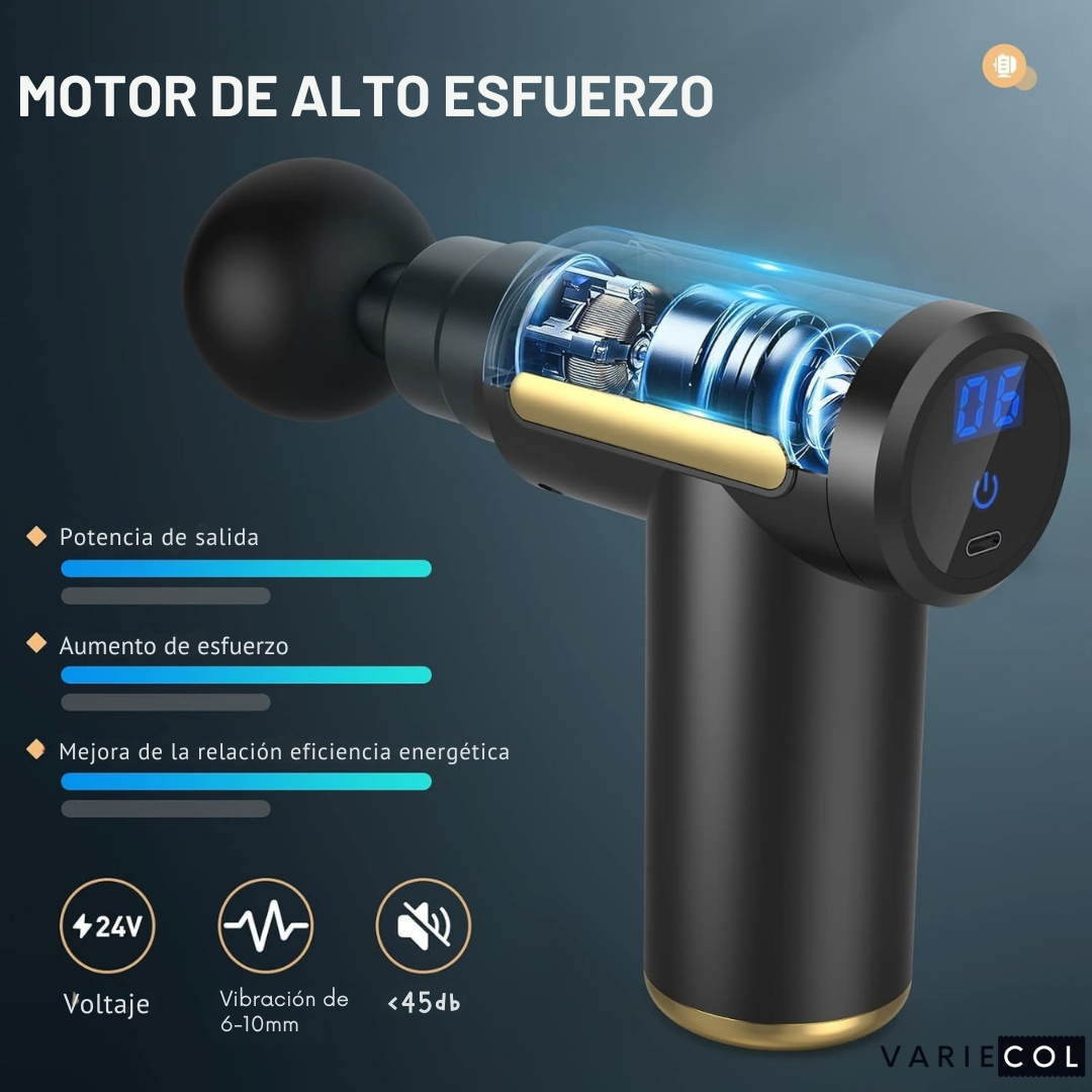 RELAJA TUS MUSCULOS CON LA INCREIBLE PISTOLA MASAJEADORA