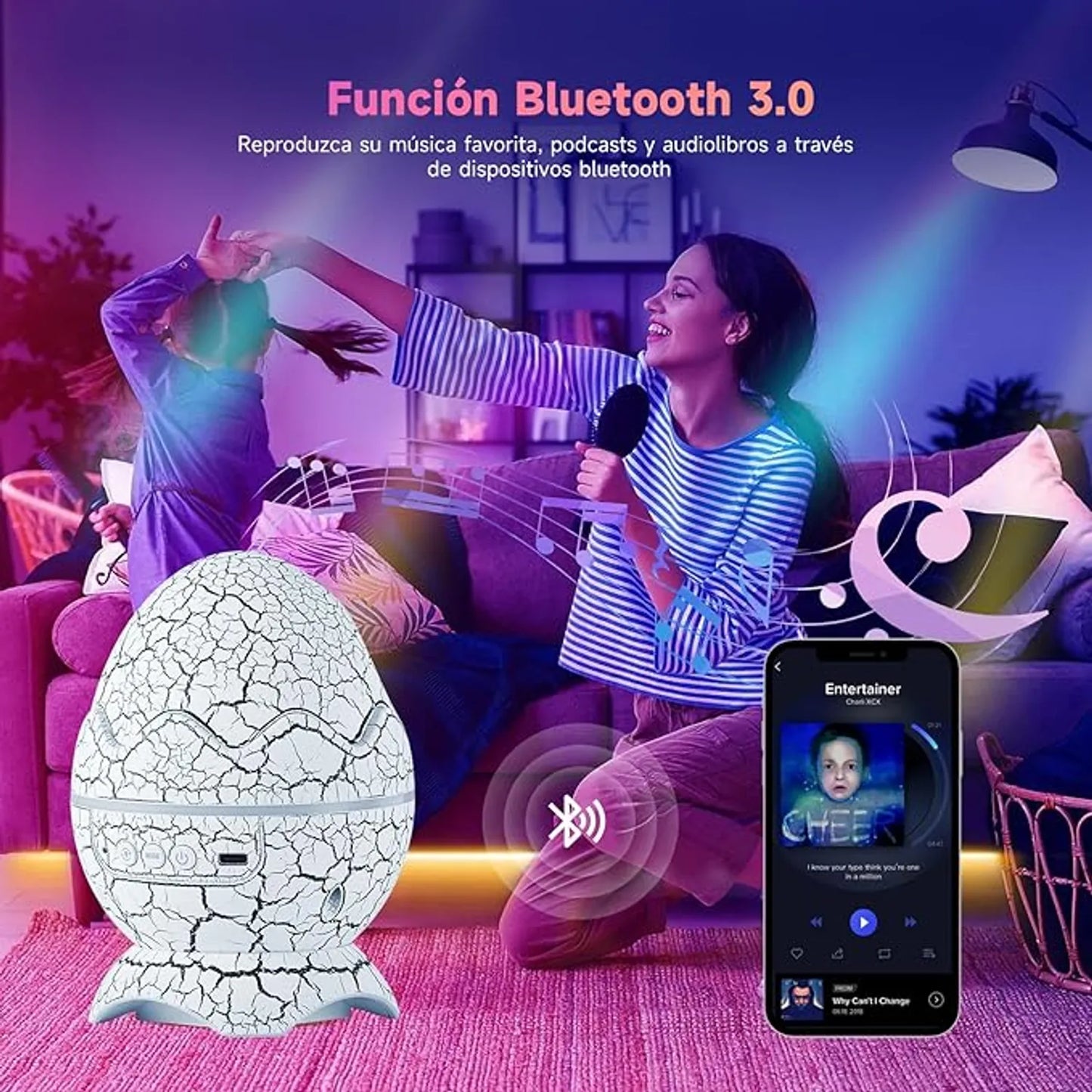 Galaxy Egg – Luz mágica para noches inolvidables